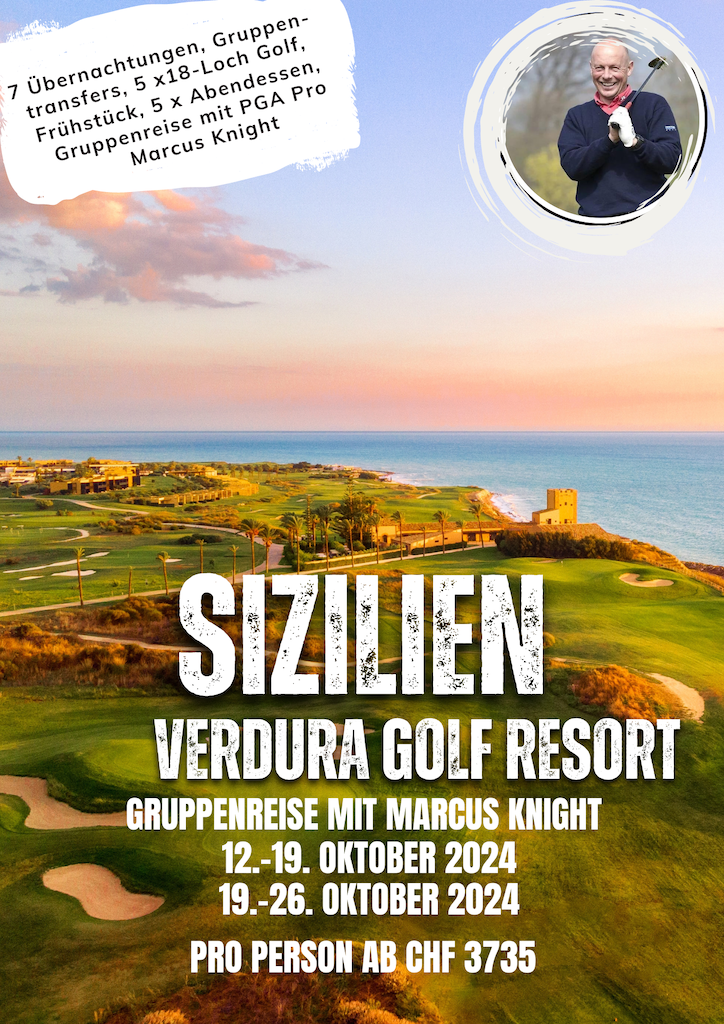 Verdura Golfreise Woche mit Marcus Knight Sizilien
