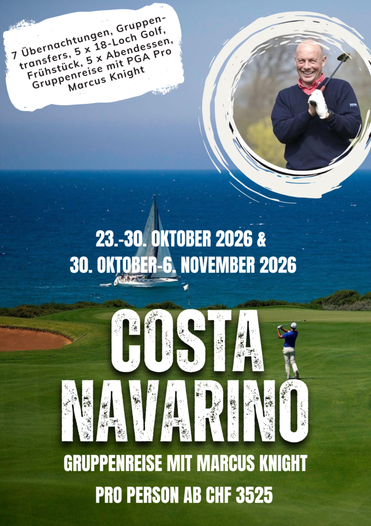 Flyer Golf Gruppenreise Marcus Knight