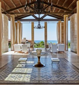The Romanos Costa Navarino Lobby