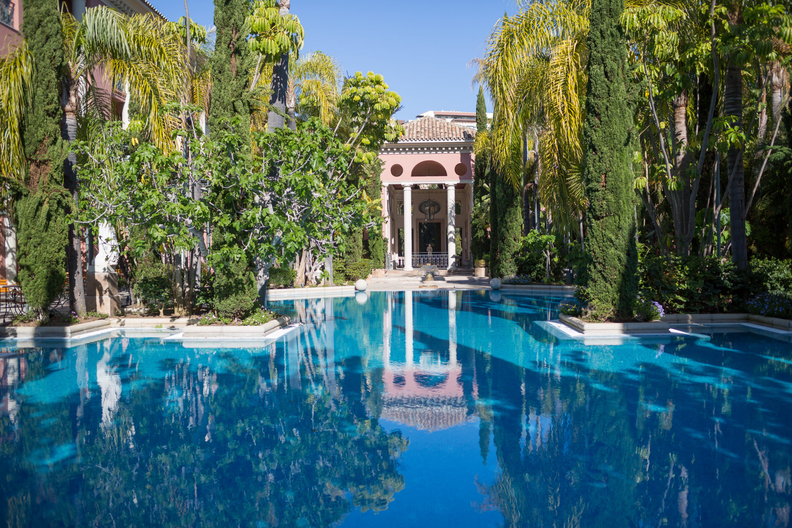 Hotel Anantara Villa Padierna Palace Malaga Andalusien Zugang Pool