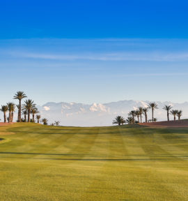 Assoufid Golf Course Marrakesch Marokko Atlas View