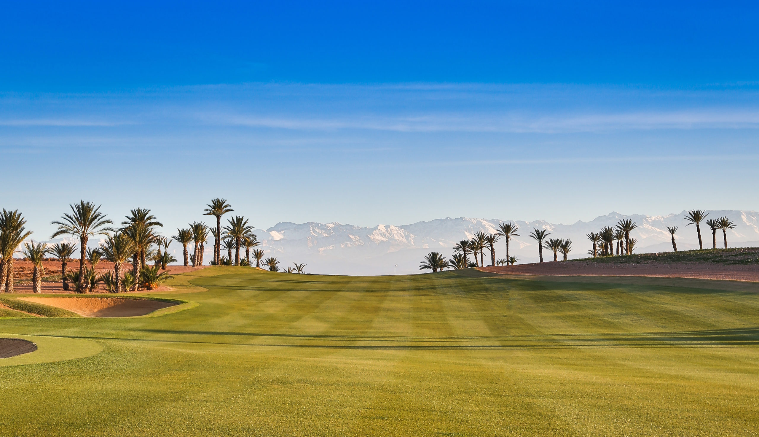 Assoufid Golf Course Marrakesch Marokko Atlas View