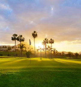 Costa Adeje Golf Course Teneriffa Sunset