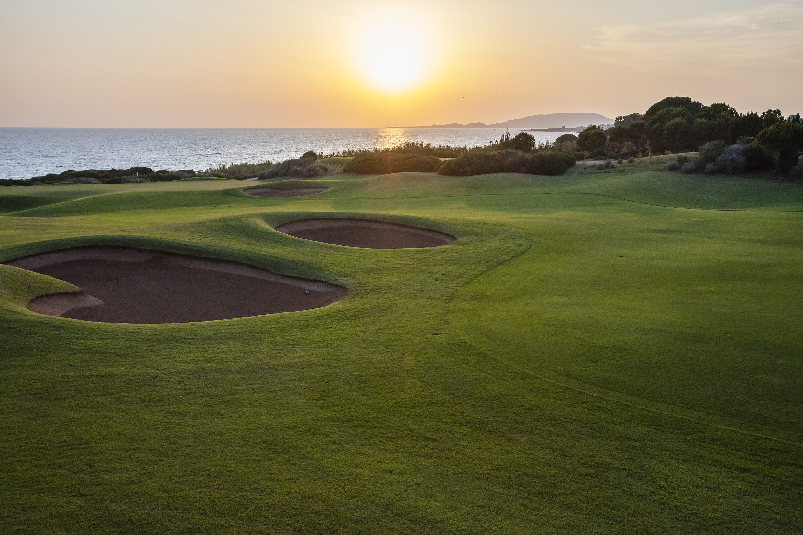 Costa Navarino Dunes Course Sunset