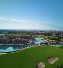 El Gouna Golfplatz Ägypten Birdie View