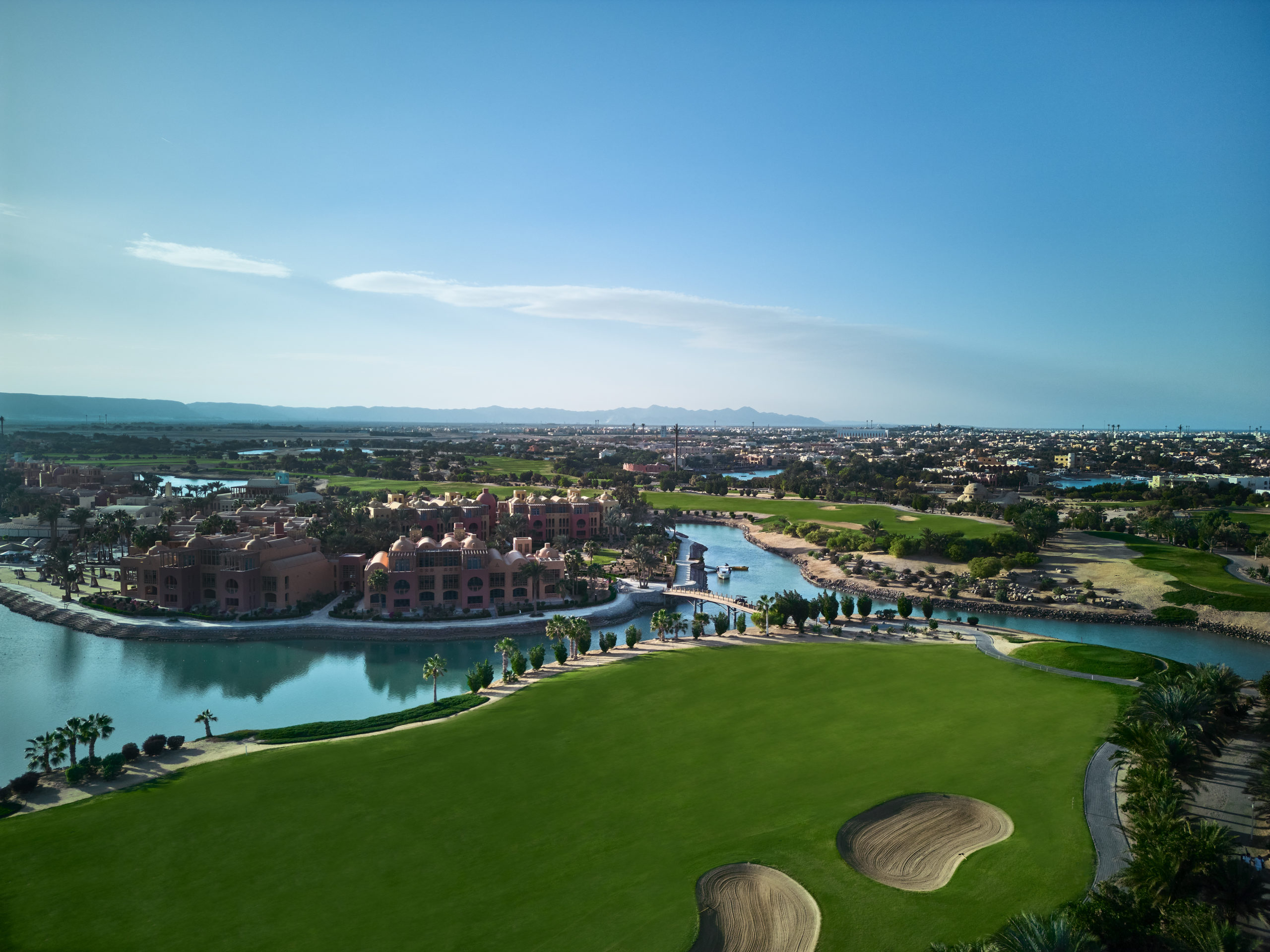 El Gouna Golfplatz Ägypten Birdie View