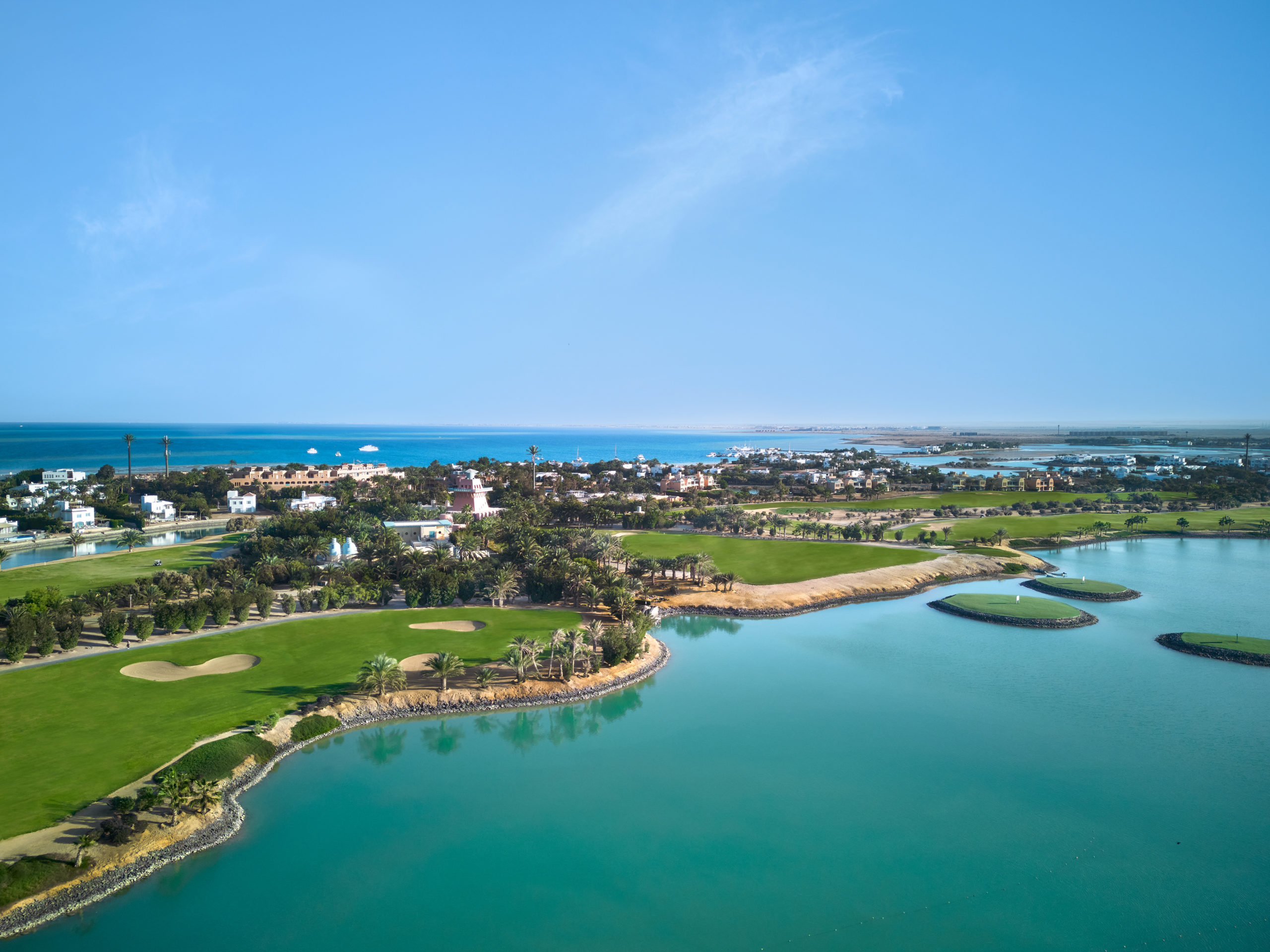 El Gouna Golfplatz Ägypten Lagoon View
