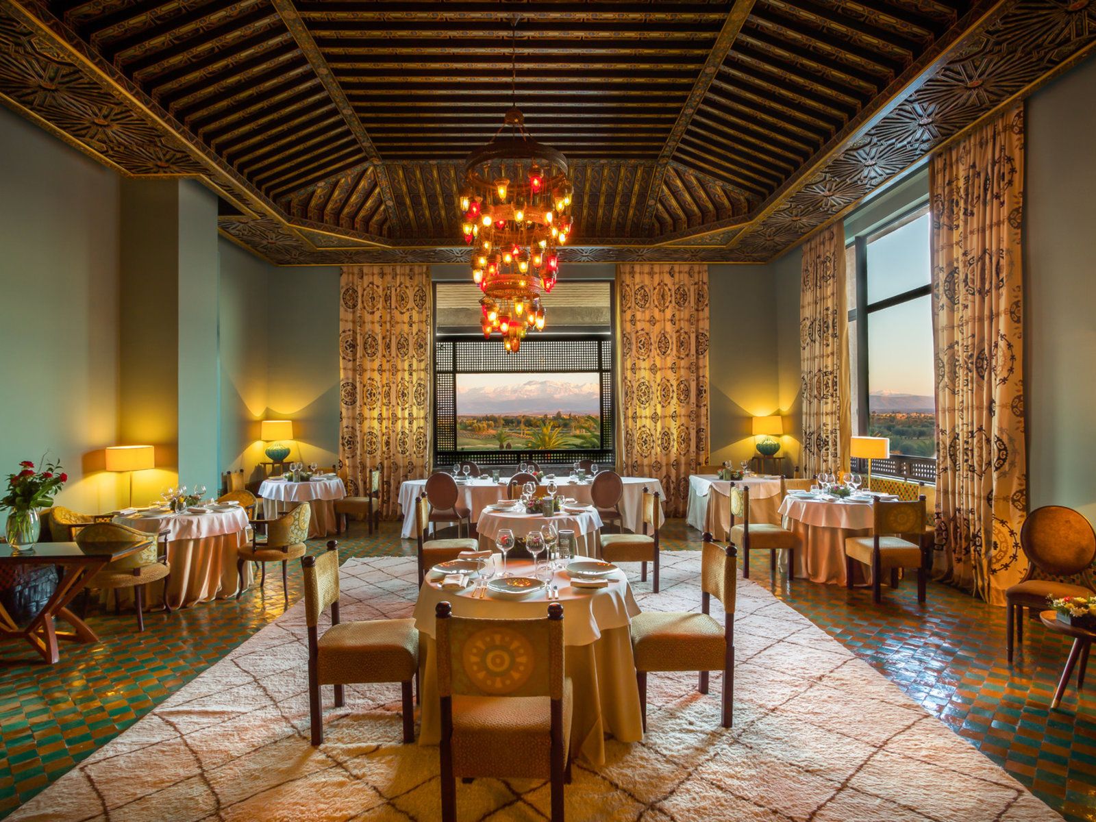 Fairmont Royal Palm Golf Resort Marrakesch Marokko Restaurant Al Ain