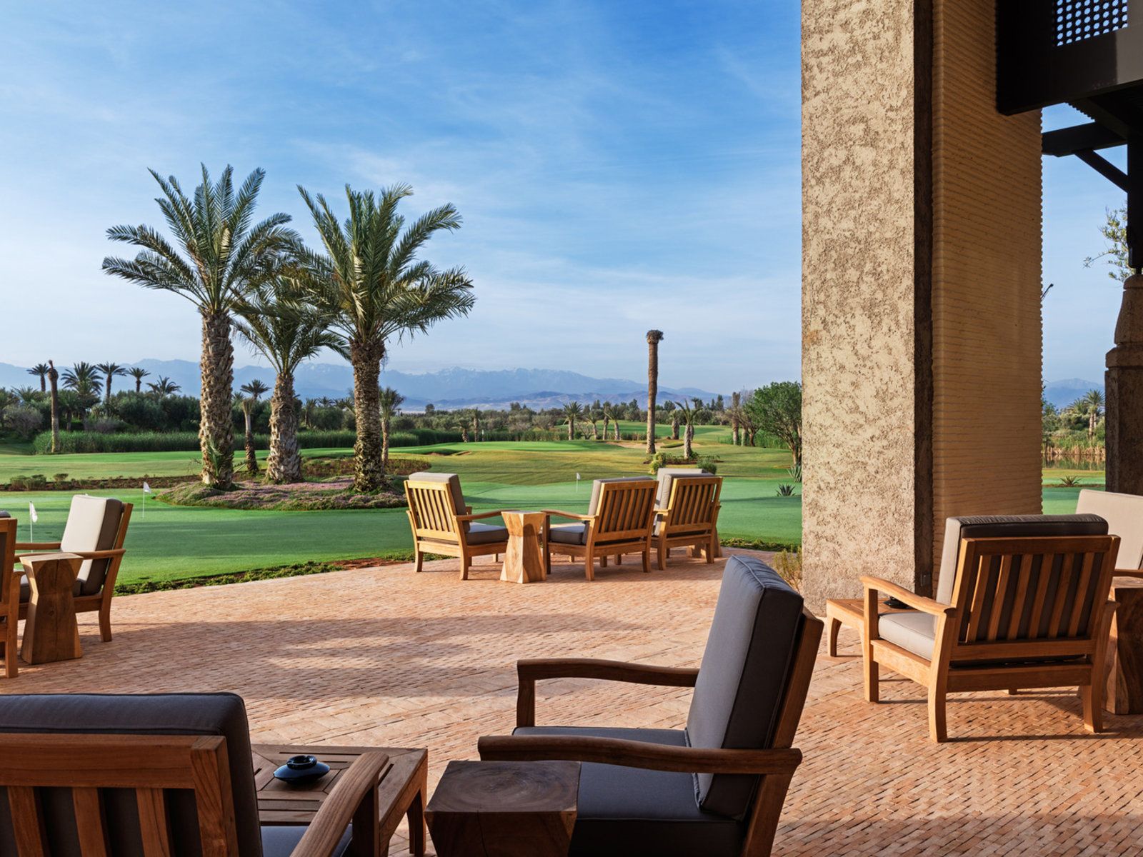 Fairmont Royal Palm Golf Resort Marrakesch Marokko Ausblick