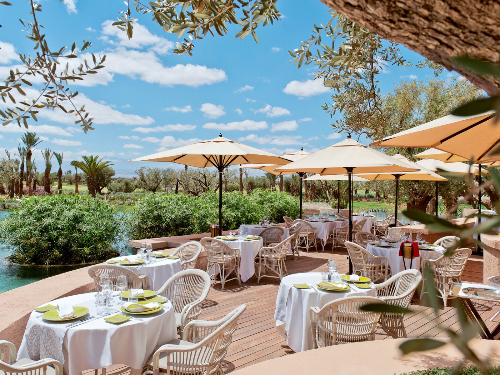 Fairmont Royal Palm Golf Resort Marrakesch Marokko Restaurant Olivier
