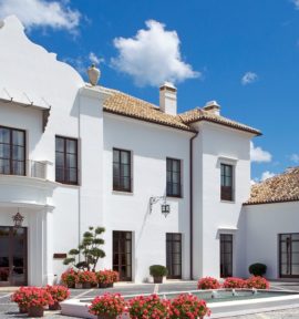 Finca Cortesin Einfahrt