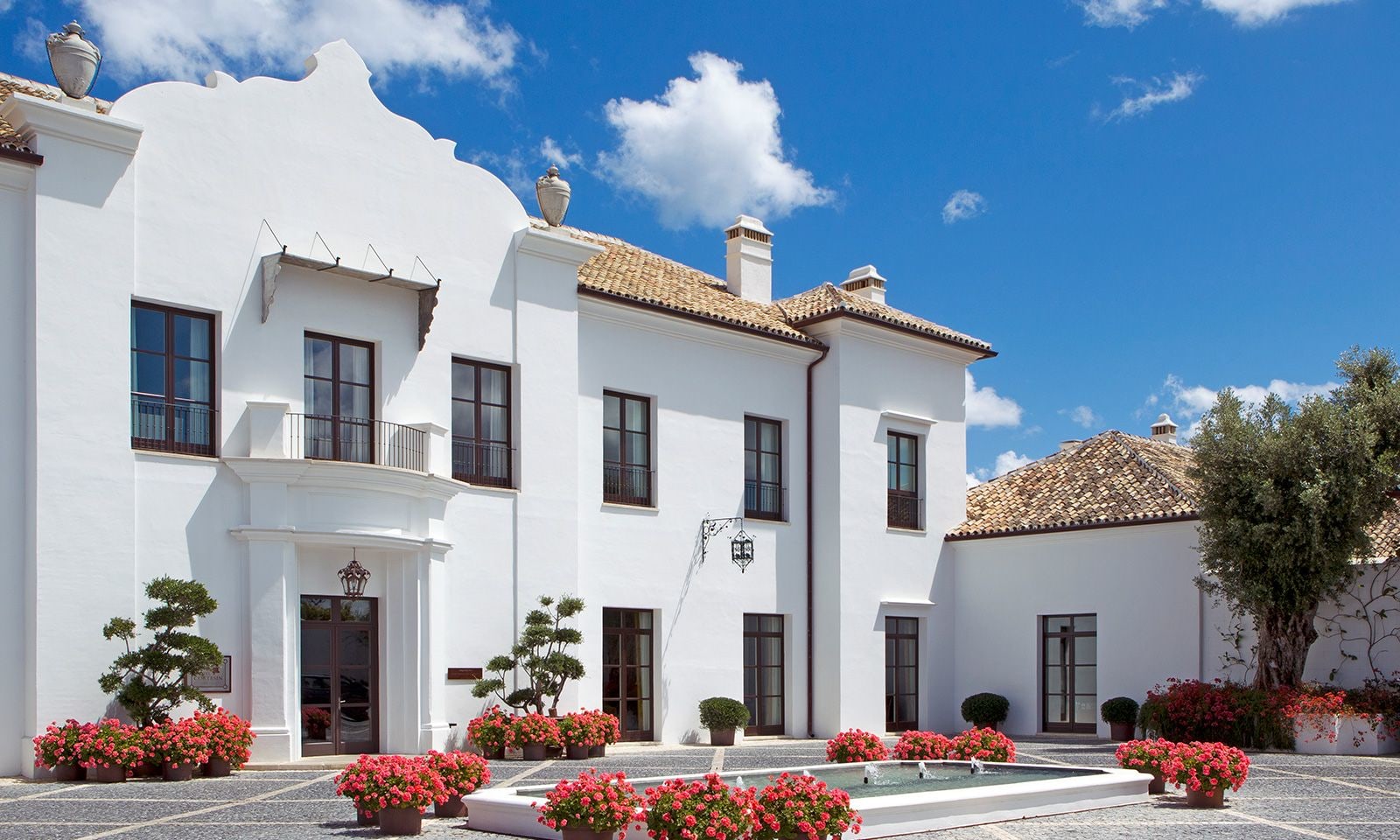 Finca Cortesin Einfahrt