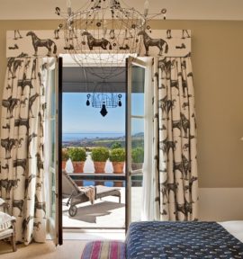 Finca Cortesin Zimmer mit Ausblick