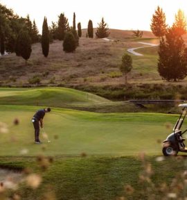 Castelfalfi Golf Club Italien Toskana Green