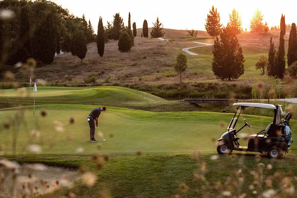 Castelfalfi Golf Club Italien Toskana Green