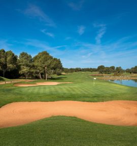 Son Antem Golf Course Mallorca Wasserhinderniss