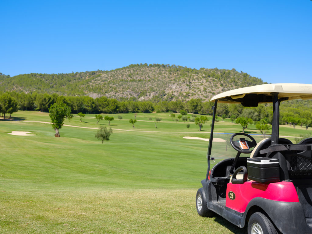 Golfplatz Son Quint Mallorca Golfcart