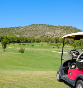 Golfplatz Son Quint Mallorca Golfcart