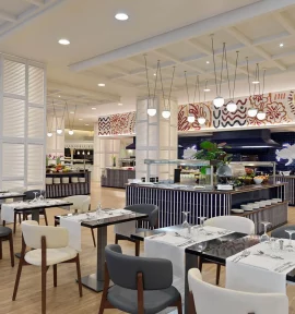 Hotel H10 Estepona Palace Marbella Andalusien Restaurant Indoor