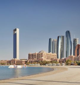 Golfferien im Emirates Palace Abu Dhabi Skyline
