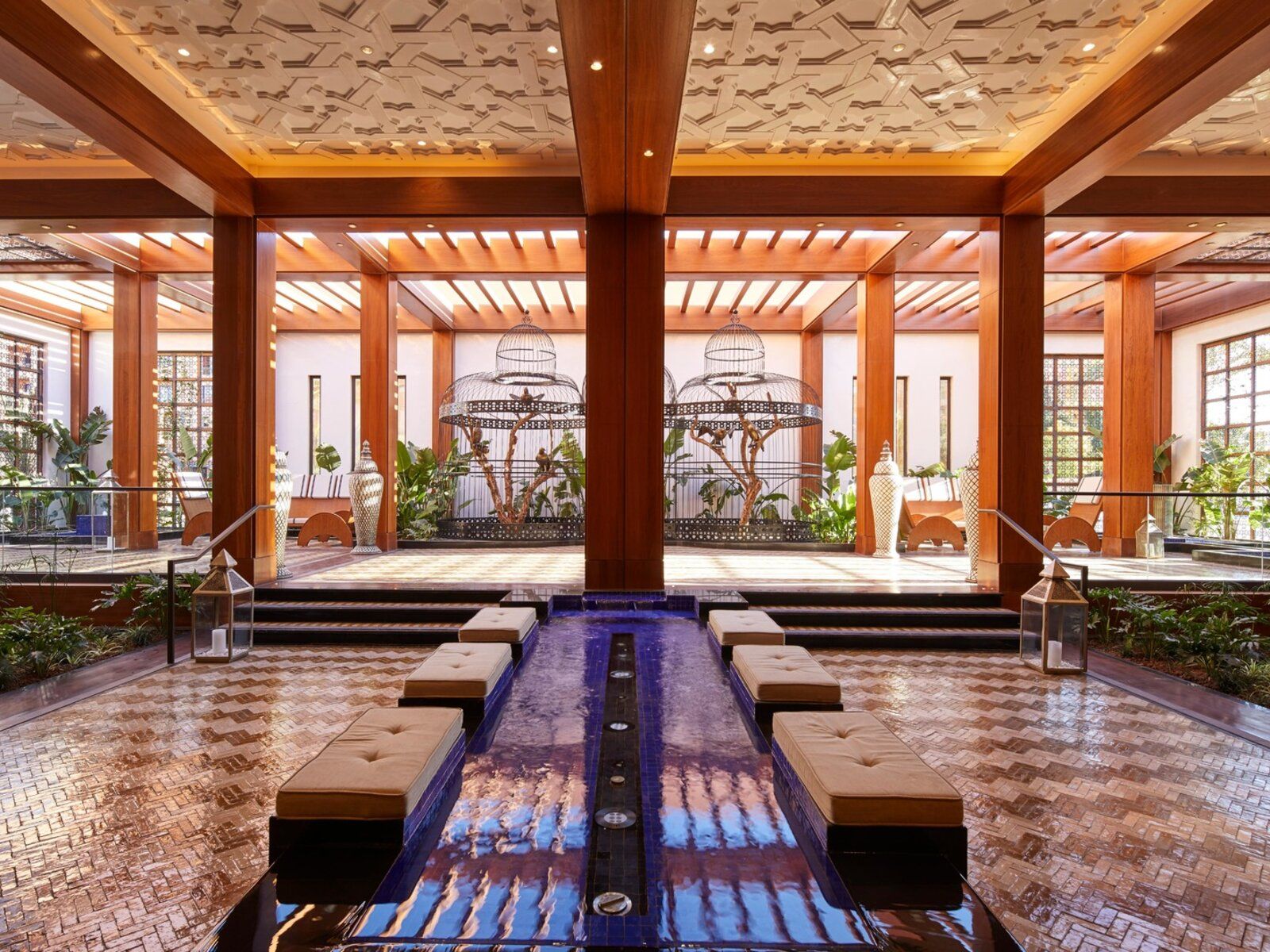 Hotel Mövenpick Mansour Eddahbi Marrakesch Marokko Atrium
