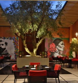 Hotel Mövenpick Mansour Eddahbi Marrakesch Marokko Restaurant Marcelona