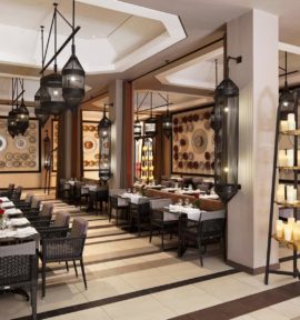 Hotel Mövenpick Mansour Eddahbi Marrakesch Marokko Restaurant Saray