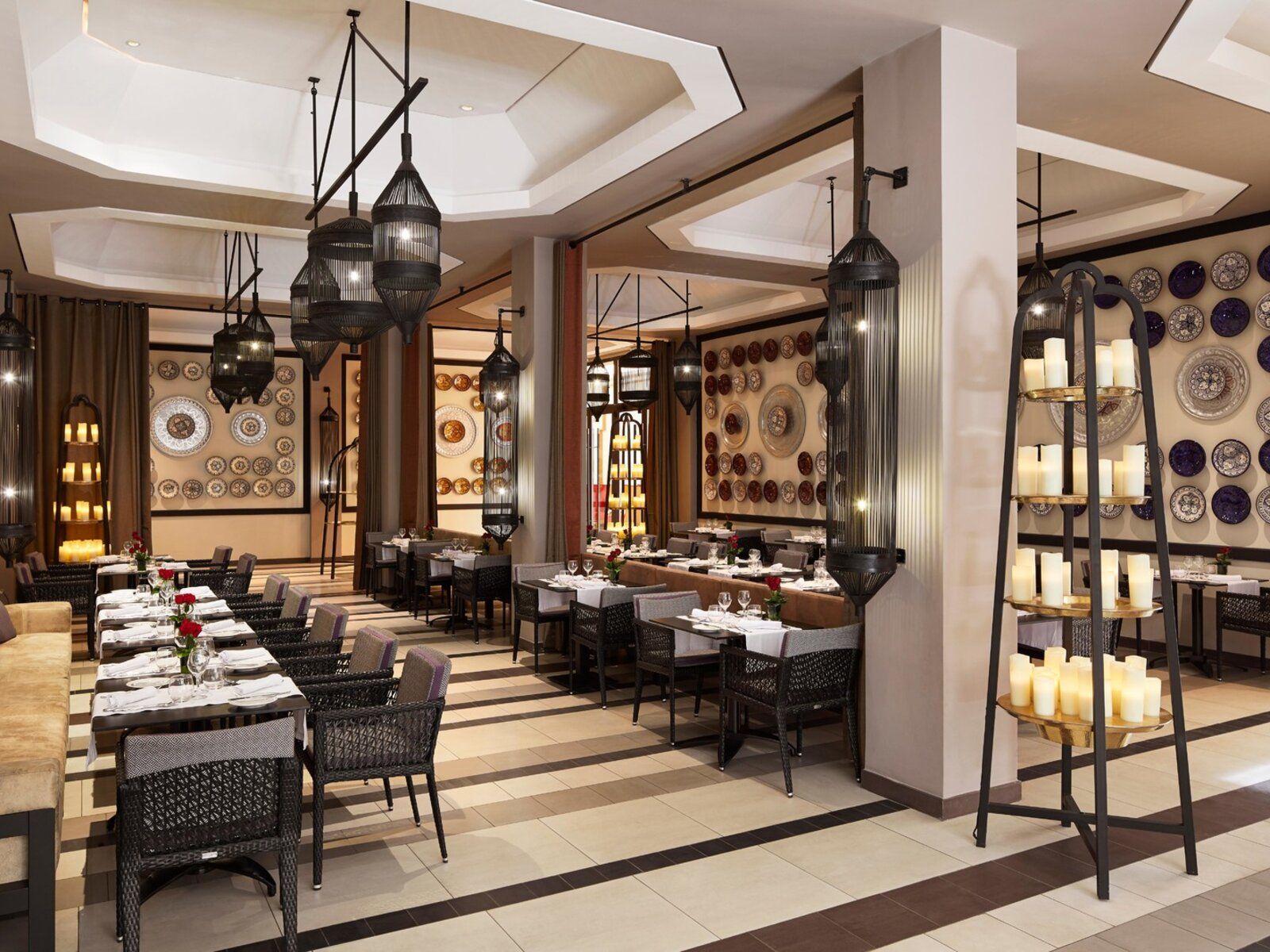 Hotel Mövenpick Mansour Eddahbi Marrakesch Marokko Restaurant Saray