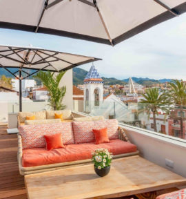 La Fonda Boutique Hotel Marbella Golfreise Rooftop Lounge