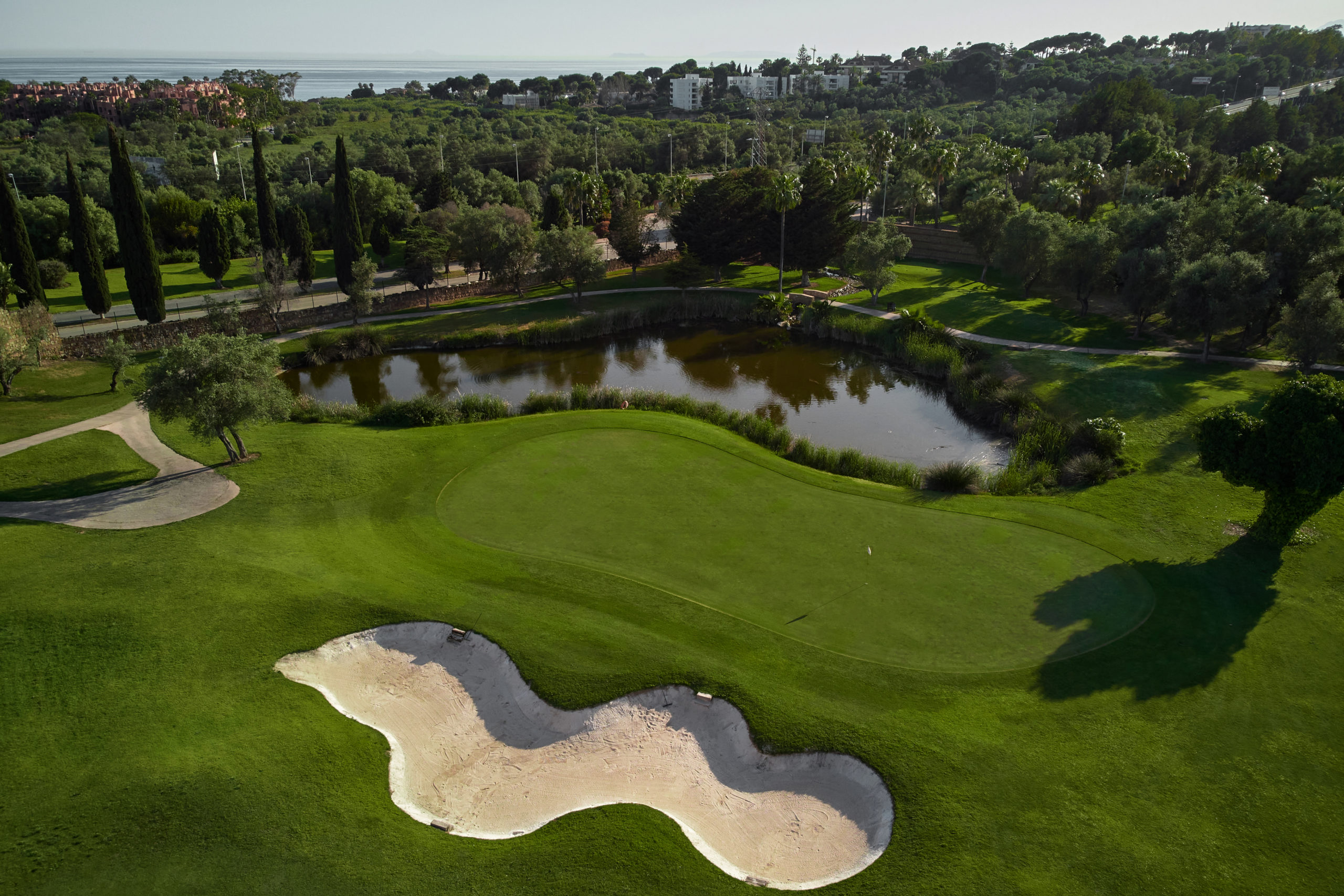 Marbella Golf & Country Club Andalusien Spanien Lake