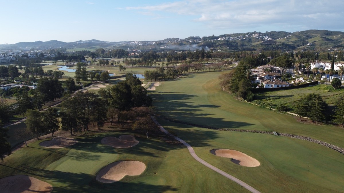 Mijas Golfplatz Andalusien Spanien Fairway