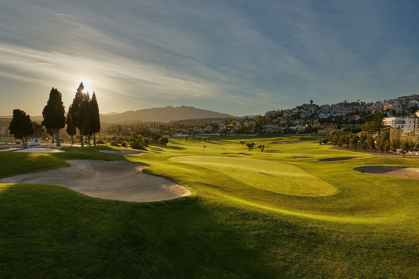 Mijas Golf Los Olivos Andalusien Costa del Sol Fairways und Greens