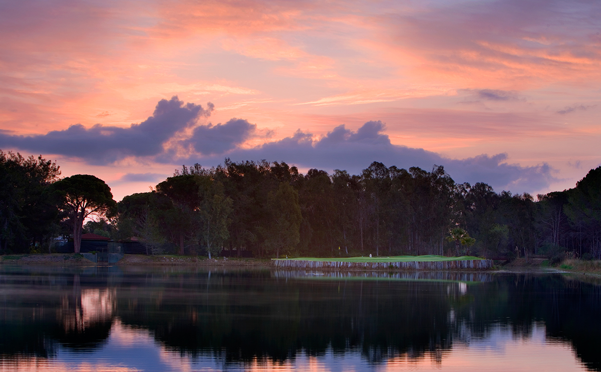 National Golf Course Belek Abendstimmung