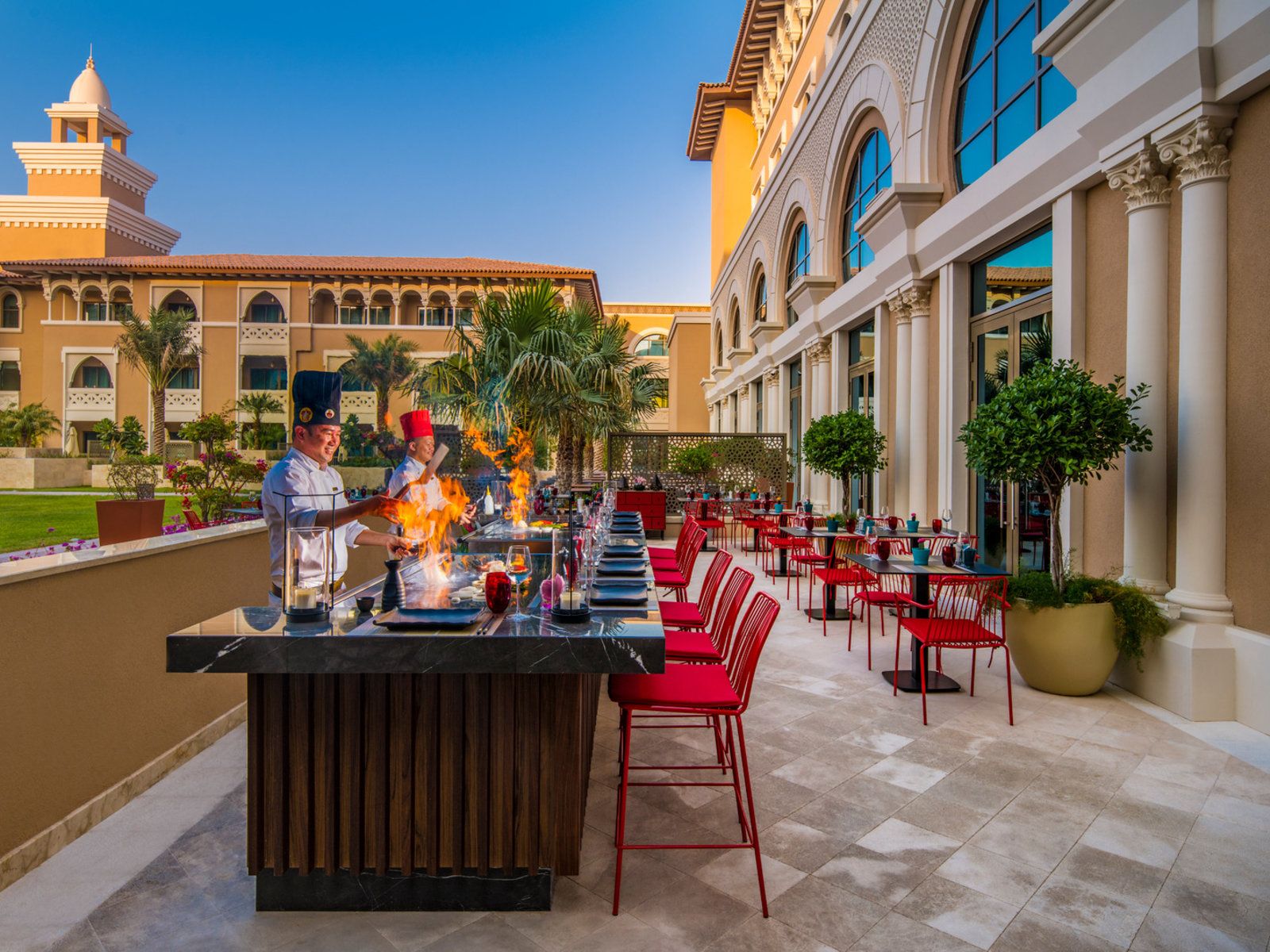 Rixos Premium Saadiyat Island Golfferien Show Cooking