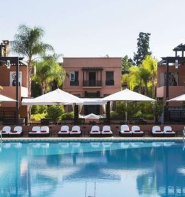 Hotel & Ryads Barriére Le Naoura Marrakesch Marokko Golfreise Pool