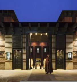 Hotel & Ryads Barriére Le Naoura Marrakesch Marokko Golfreise Haupteingang