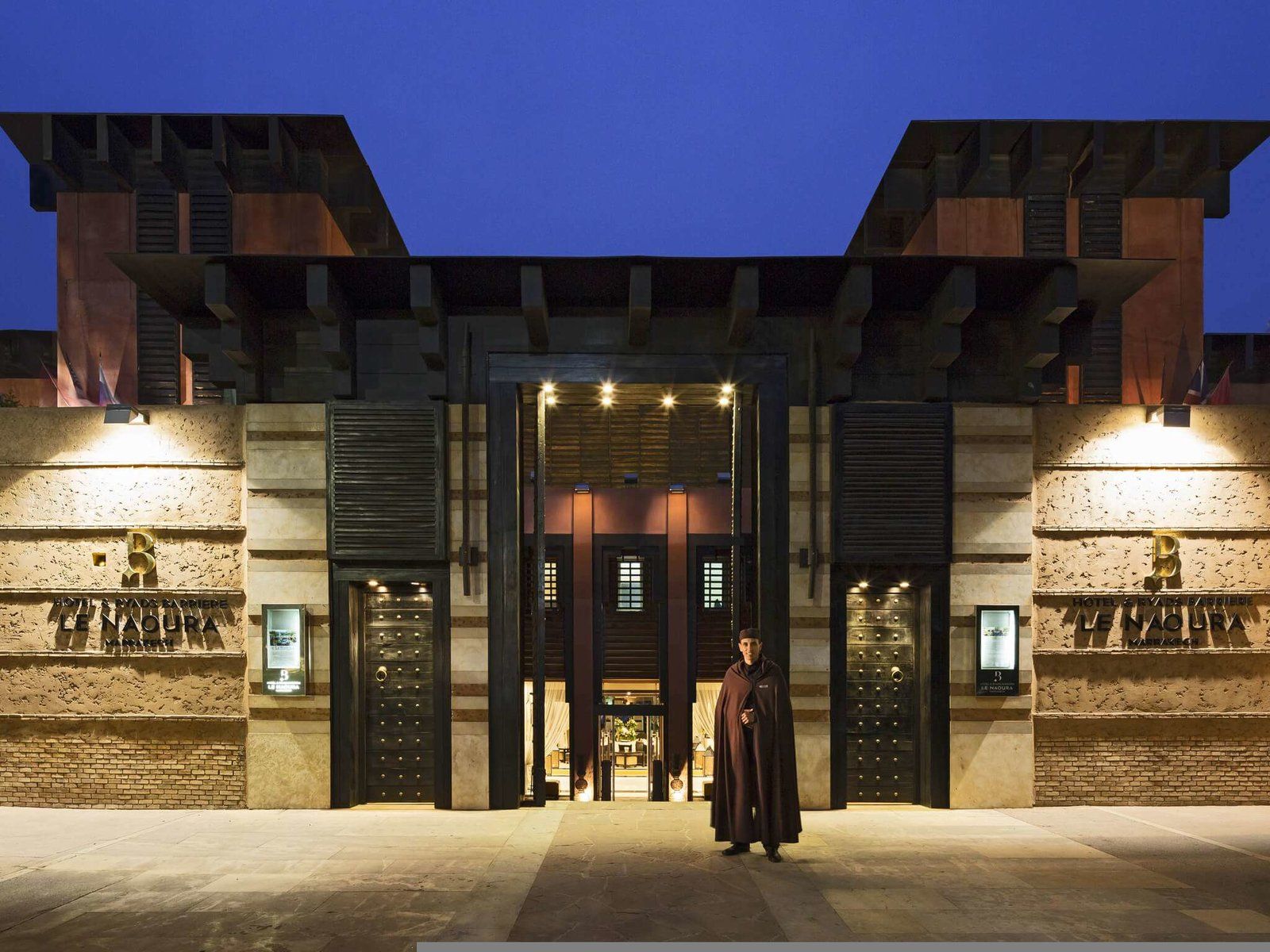 Hotel & Ryads Barriére Le Naoura Marrakesch Marokko Golfreise Haupteingang