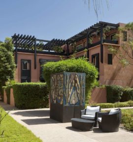 Hotel & Ryads Barriére Le Naoura Marrakesch Marokko Golfreise Hauptgebäude