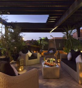 Hotel & Ryads Barriére Le Naoura Marrakesch Marokko Golfreise Lounge