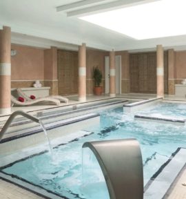 Hotel & Ryads Barriére Le Naoura Marrakesch Marokko Golfreise Indoor Wellness Pool