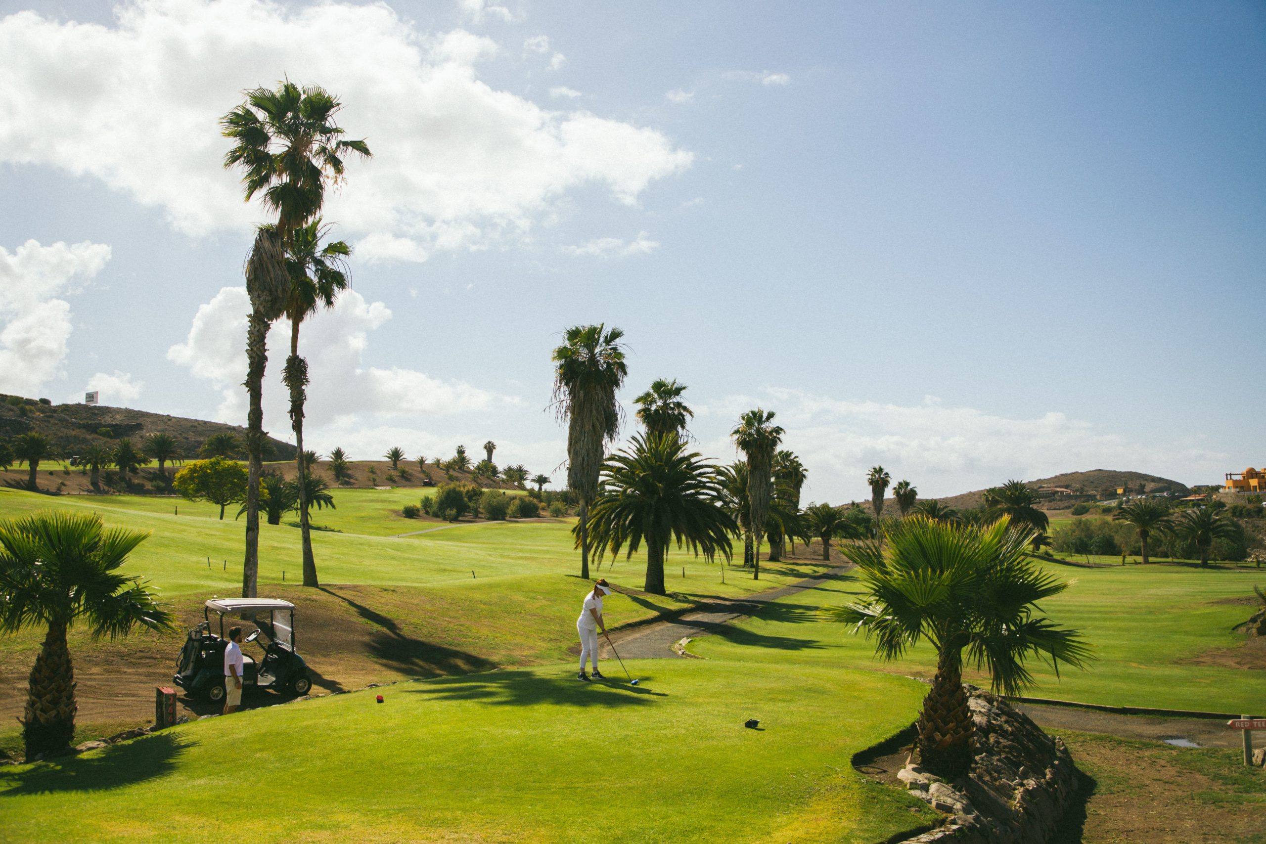 Salobre Golf Course Gran Canaria Tee Box