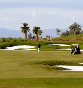 Samanah Golf Course Marrakesch Marokko Golfspieler
