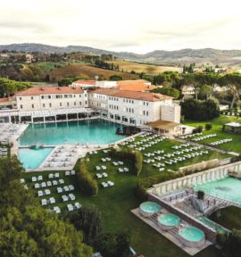 Terme di Saturnia Toskana Italien Birdie View