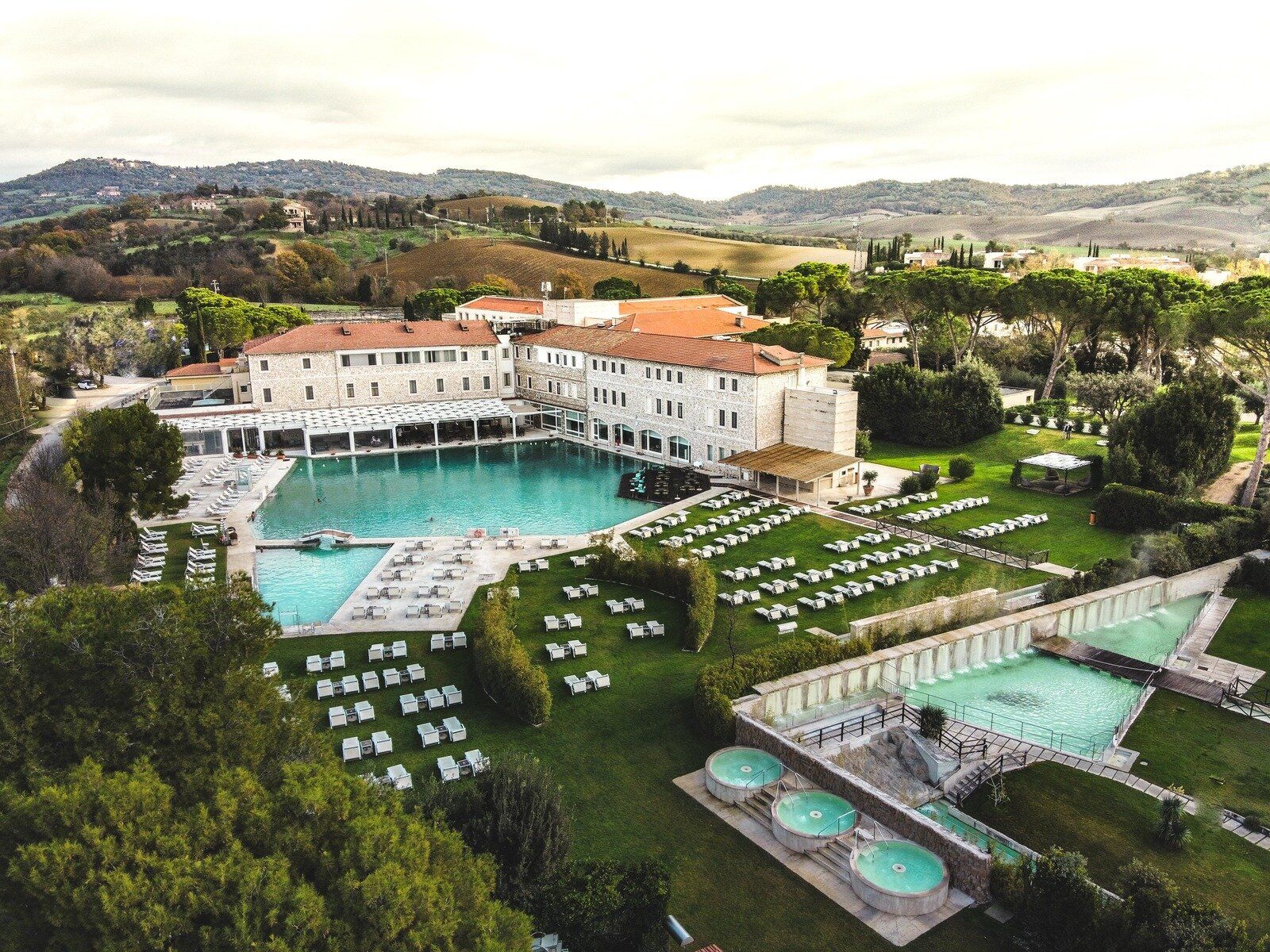 Terme di Saturnia Toskana Italien Birdie View