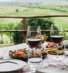 Terme di Saturnia Toskana Italien Restaurant Outdoor