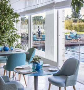 Terme di Saturnia Toskana Italien Restaurant Wasser