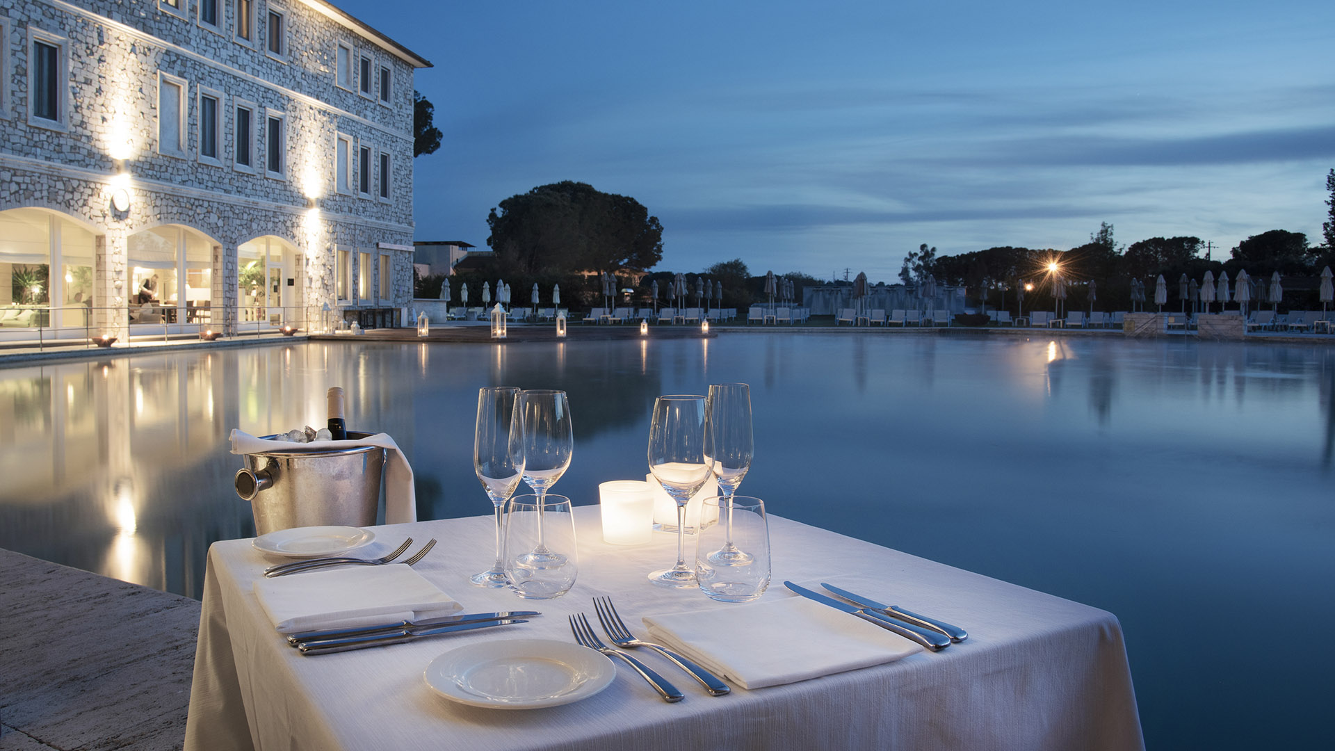 Terme di Saturnia Toskana Italien Restaurant