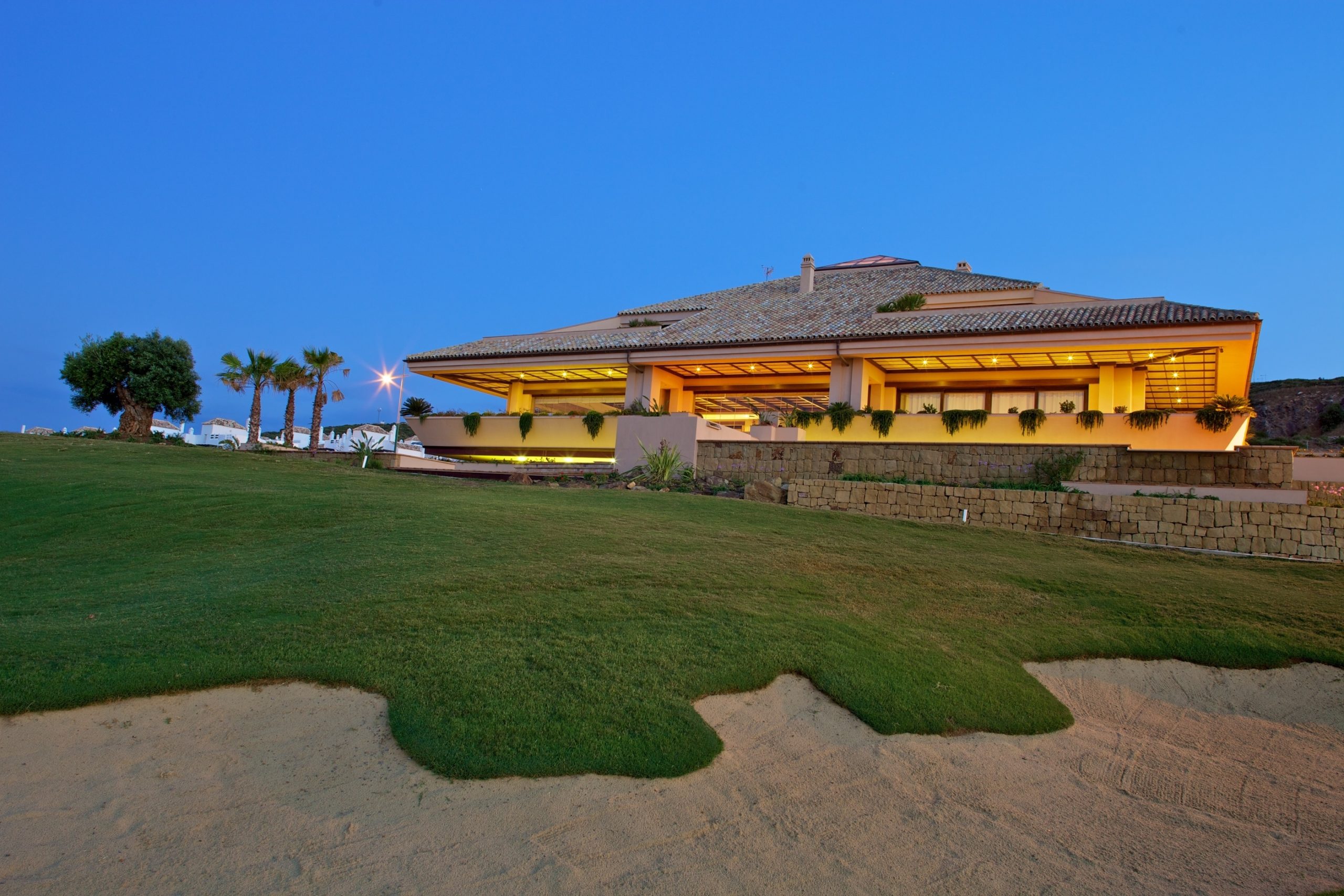 Valle Romano Golf Course Estepona Andalusien Spanien Clubhouse
