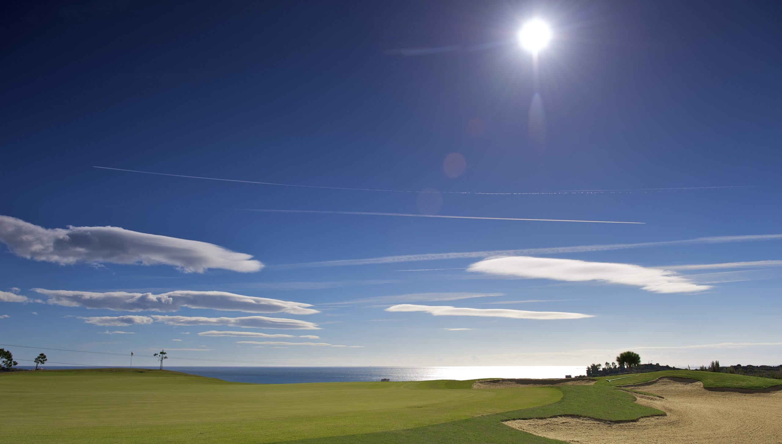 Valle Romano Golf Course Estepona Andalusien Spanien Sea View