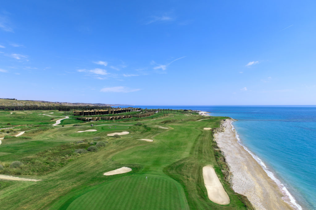 Verdura West Golfcourse Sizilien Loch 18